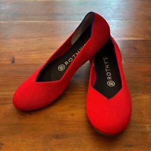 Rothy's Red Flats